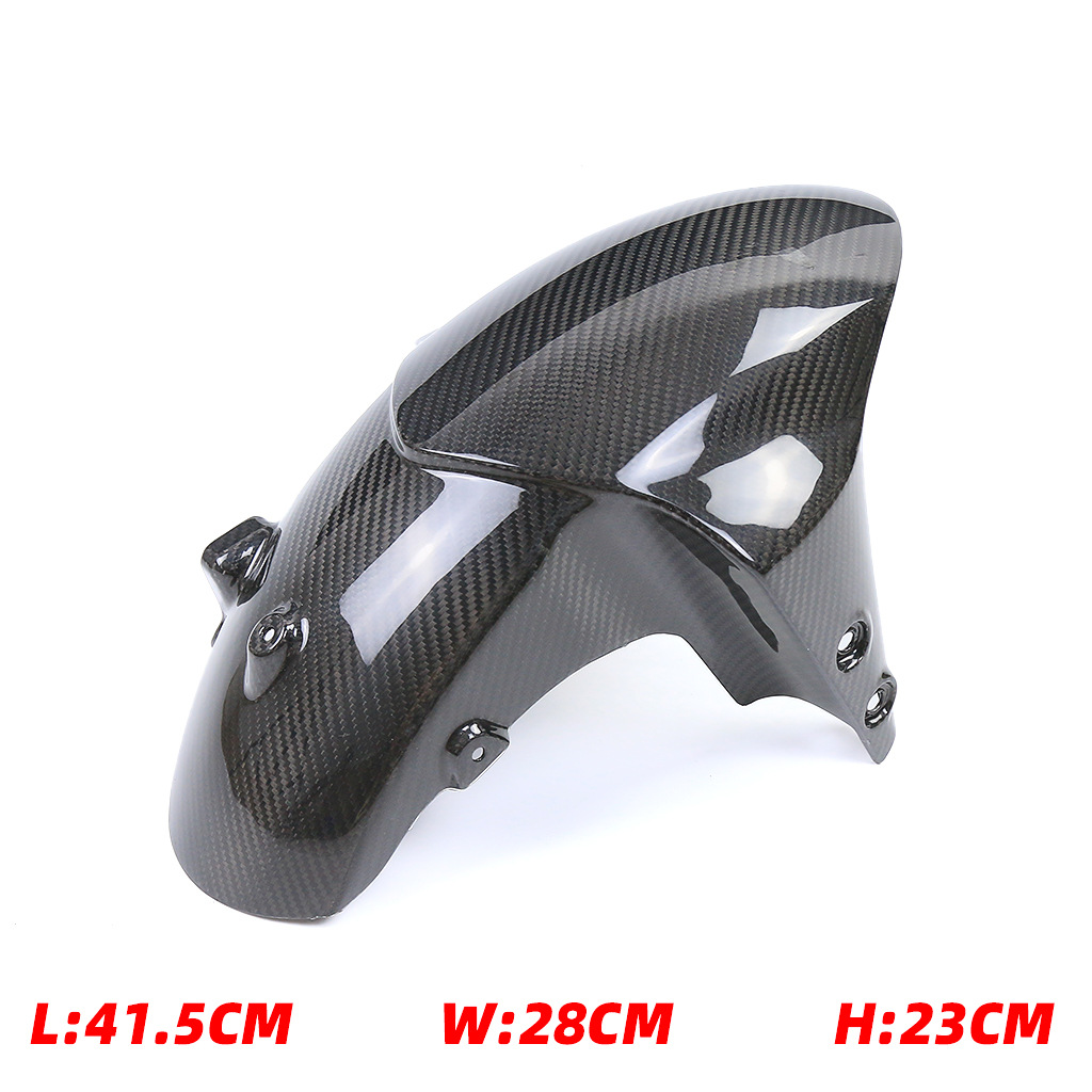 Suitable for yamaha Yamaha MT09 FZ09 motorcycle modified carbon fiber front fender soil removal mud retaining tile