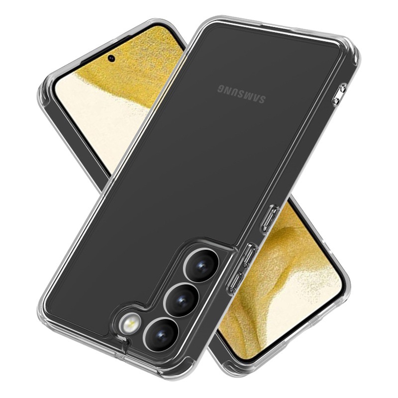 Transfronterizo adecuado para Samsung S25 ultra dos en uno funda para teléfono móvil acrílico transparente cubierta protectora anticaída S25FE