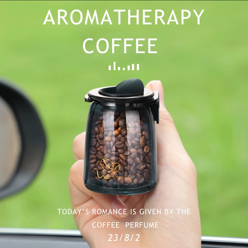 Coffee Bean Car Aromatherapy Car Solid Air Conditioner Air Outlet Perfume New Car Fragrance Light Fragrance Ornaments