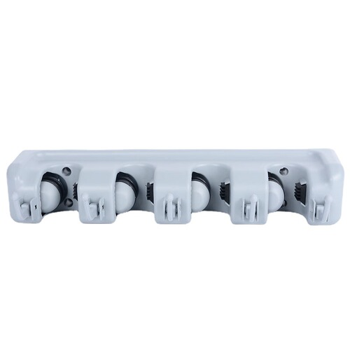 Cross-border manufacturer supply multifunctional ABS mop rack storage broom handle hanger umbrella mop rack hook