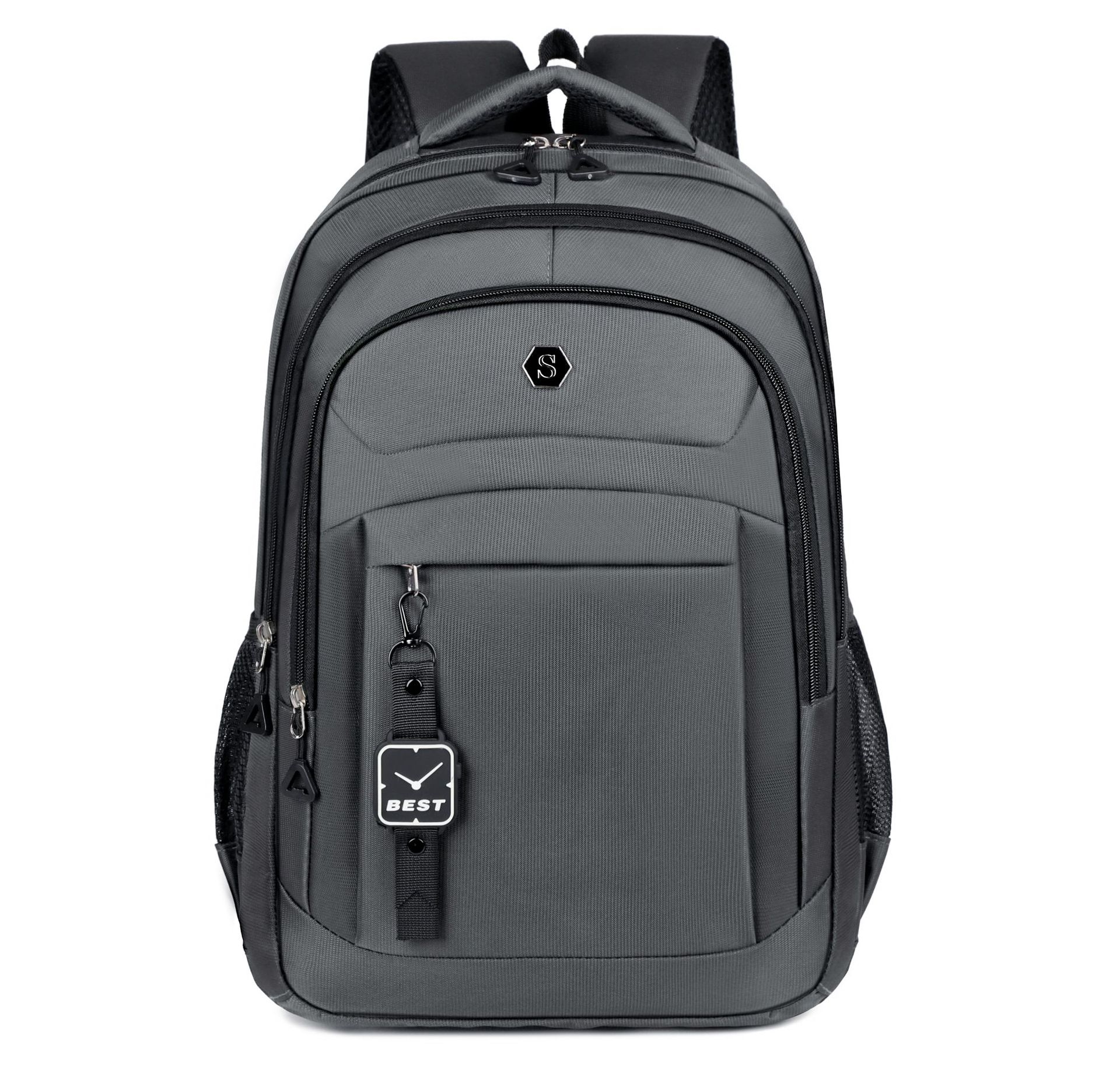 Mochila de gran capacidad Bolso multicompartimento para hombre Mochila deportiva Bolso de computadora para estudiantes universitarios Bolso de viaje con barra de tracción colgante
