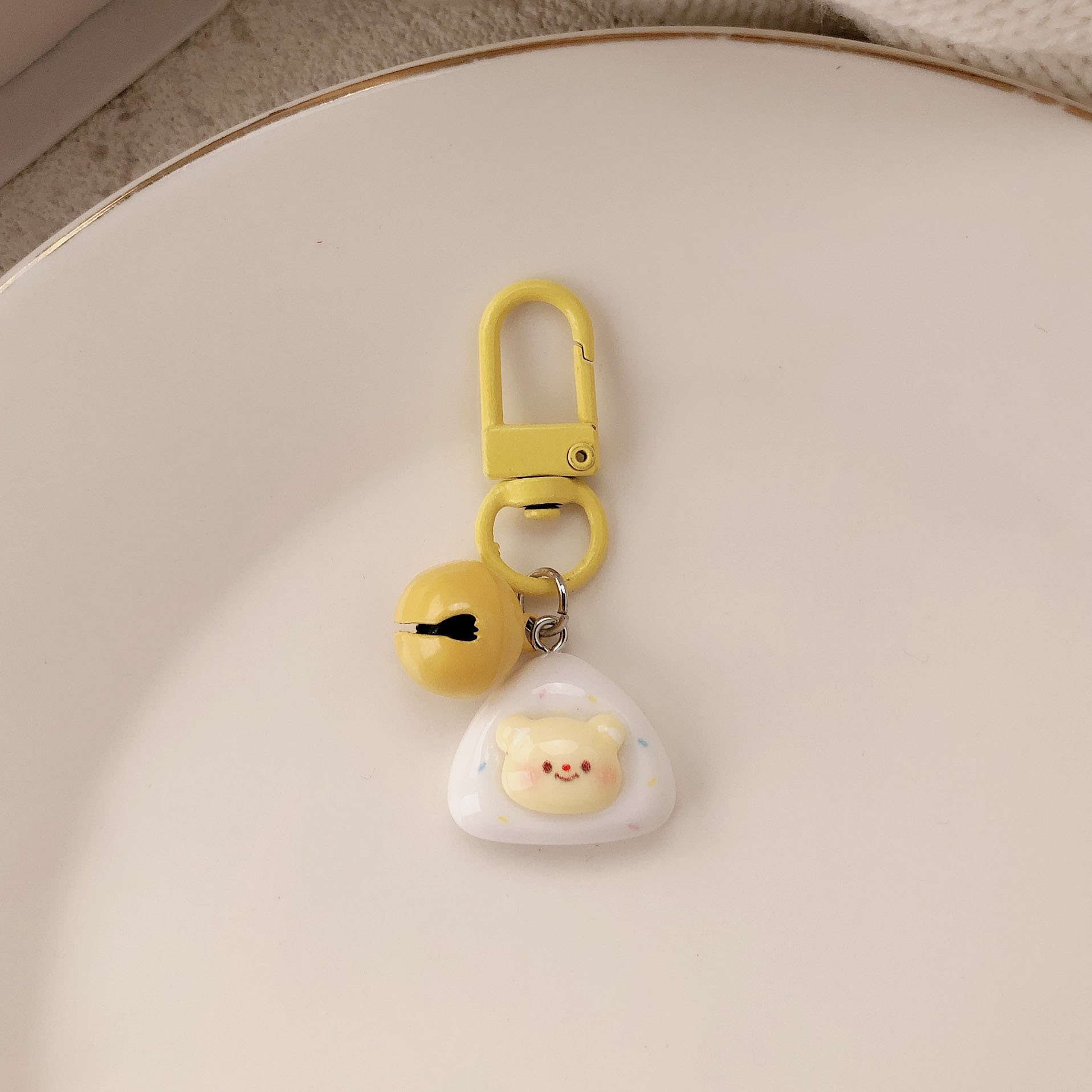 Llavero de oso airpods funda protectora colgante de carcasa para auriculares colgante de carcasa de teléfono móvil de bricolaje colgante de cadena joyería llave