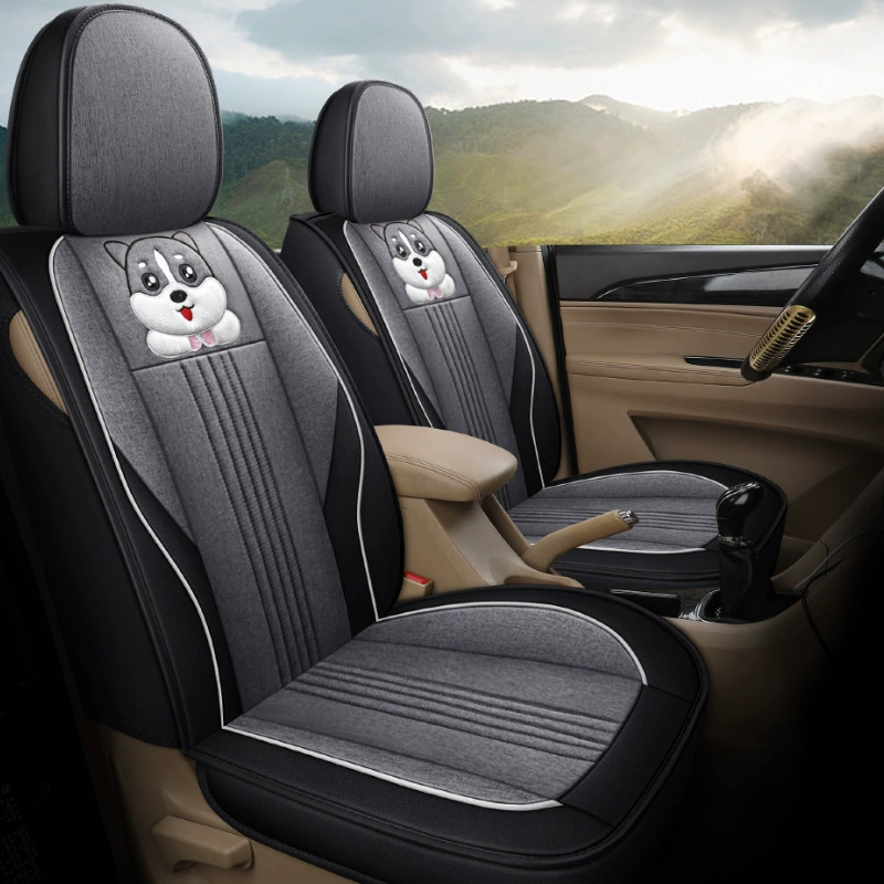 Подходят для семиместного Wuling Hongguang Plus Special S3/S/S1, все сиденья из льна, все включено, автомобиль, 7–4 сезона подушки