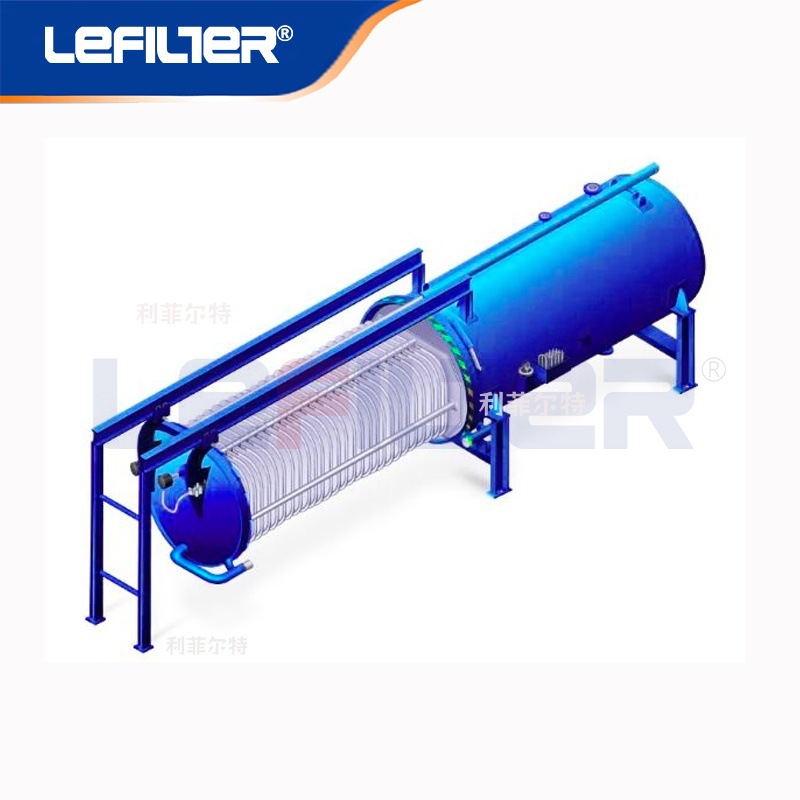 化工铜盐催化剂过滤机 卧式加压叶片式 15-120㎡精密排渣过滤设备