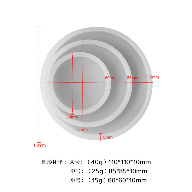 Cristal epoxi molde de silicona nube en forma de corazón ovalado cuadrado largo posavasos bandeja yeso epoxi molde al por mayor