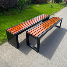 公园椅户外长椅庭院家用阳台休闲椅室外休息换鞋凳健身椅实木长凳
