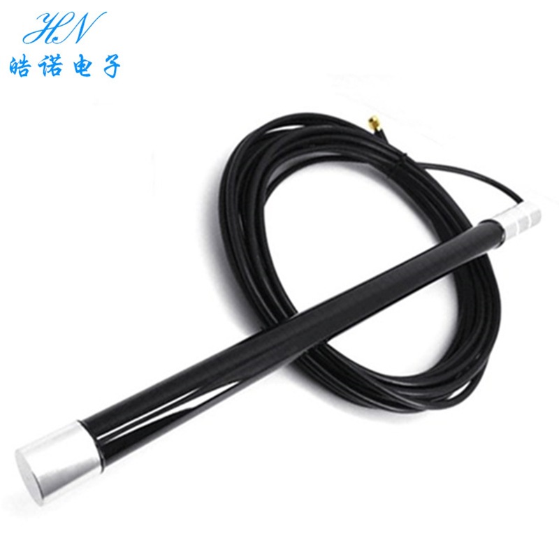 433mhz玻璃钢全向高增益外置防水网关基站模块测试带rg174线天线