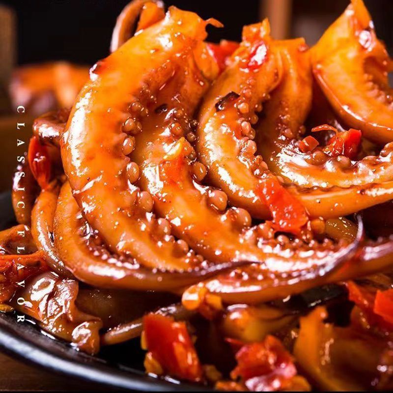 香辣鱿鱼湖南特产麻辣熟食小零食大礼包香菇鱿鱼食品零食散装发批|undefined