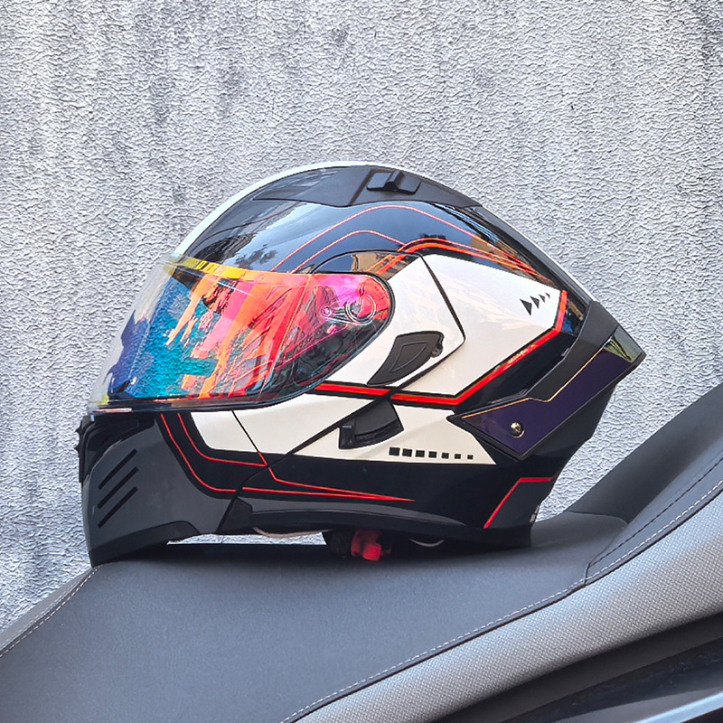 Casco Abierto para Motocicleta Orz Modelo 2025, Certificado DOT, Apto para Todas las Estaciones, Unisex, Seguro para Motociclistas