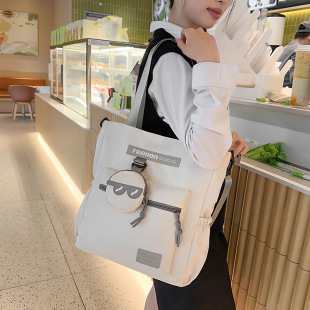 Girls' Schoolbags, Preppy Style Handbags, Tutoring Bags, Tutoring Bags, Female Primary School and Junior High School Students' Shoulder Crossbody Bags, Tote Bags