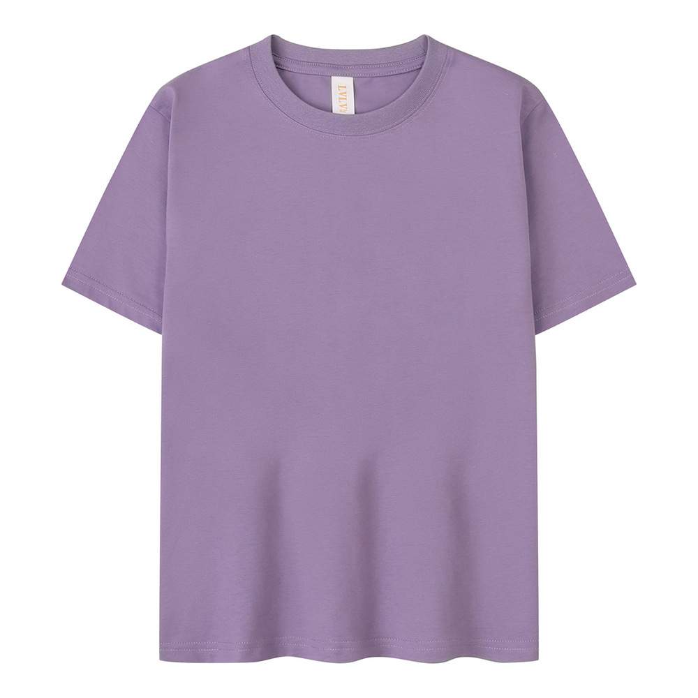 Ropa infantil de verano refrescante transpirable jardín de infantes de algodón cuello redondo manga corta personalizada camiseta de campamento de verano para niños logotipo personalizado