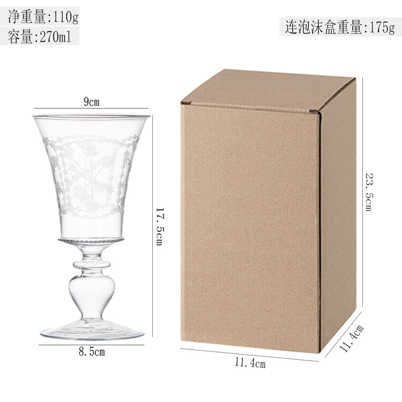 조각 된 낮은 유리