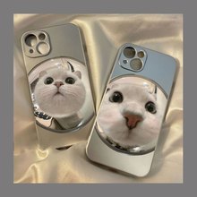 猫眼猫咪适用苹果14手机壳iphone13promax全包12/11硅胶xr/78plus
