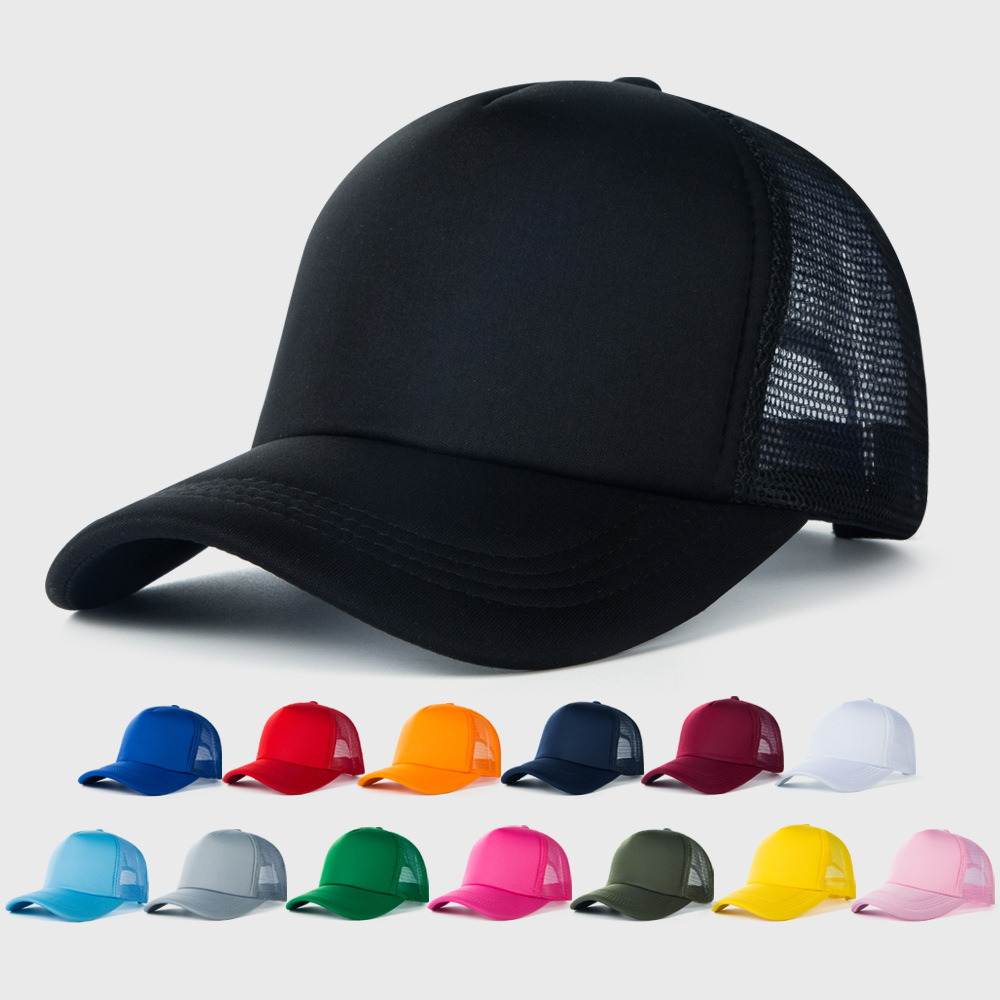 Fashion sponge solid color hats fashion thin sunscreen sunshade baseball cap menpicture1