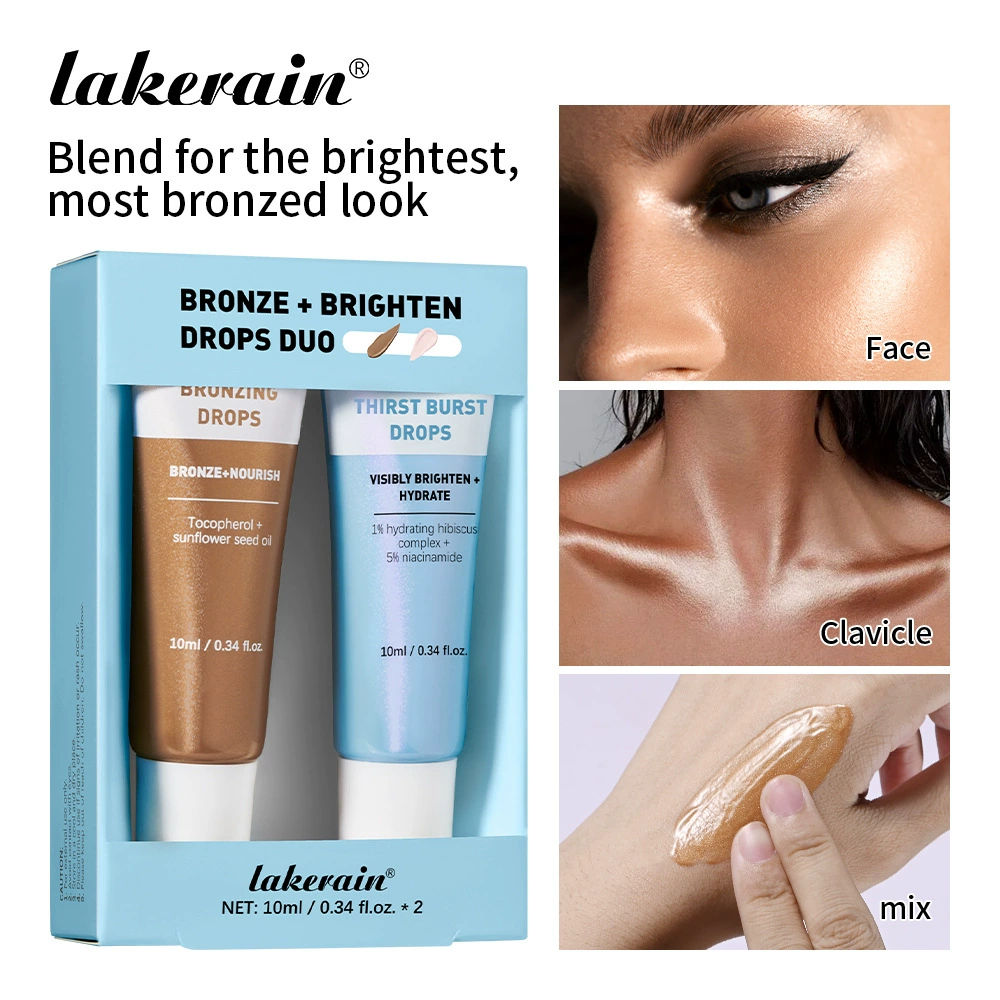 lakerain Brightening & Bronzing Essence Travel Set Bronzing Увлажняющий и осветляющий кожу