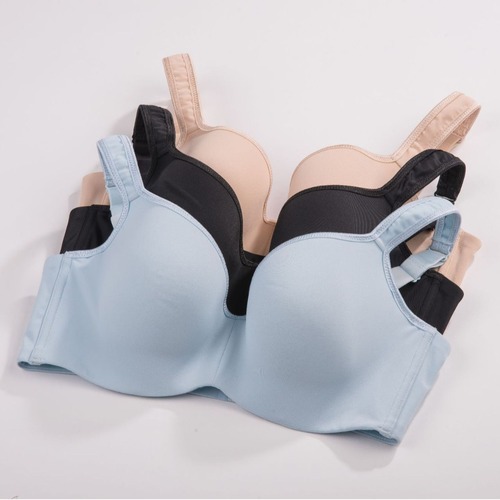 Cross-border large size bra, high-end underwear, adjustable, breast-retracting, anti-sagging, comfortable, traceless, glossy, thin cup style