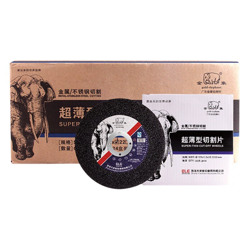 Отрезной кусок золотого слона 100*2,5*16 металлический угловой шлифовальный станок из нержавеющей стали, шлифовальный круг из смолы, резка и шлифование двойного назначения