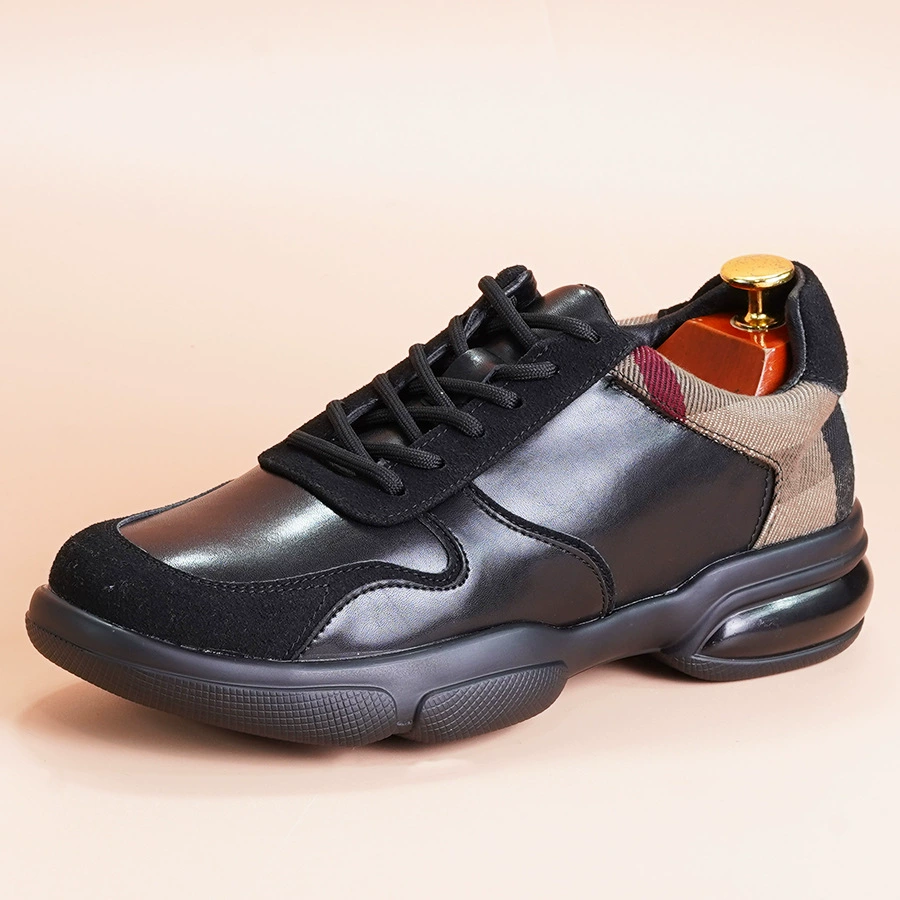 2025 новая повседневная кожаная обувь мужская мода дикая мужская обувь мягкая подошва на шнуровке мужская спортивная повседневная обувь