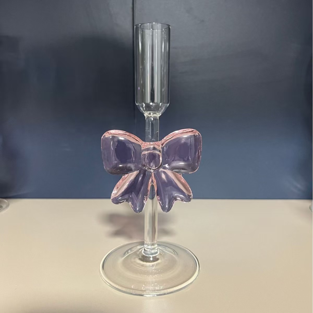 Taza de vidrio de princesa de lazo rosa creativa de estilo ins Taza de leche Taza de desayuno Taza de yogur Taza de jugo
