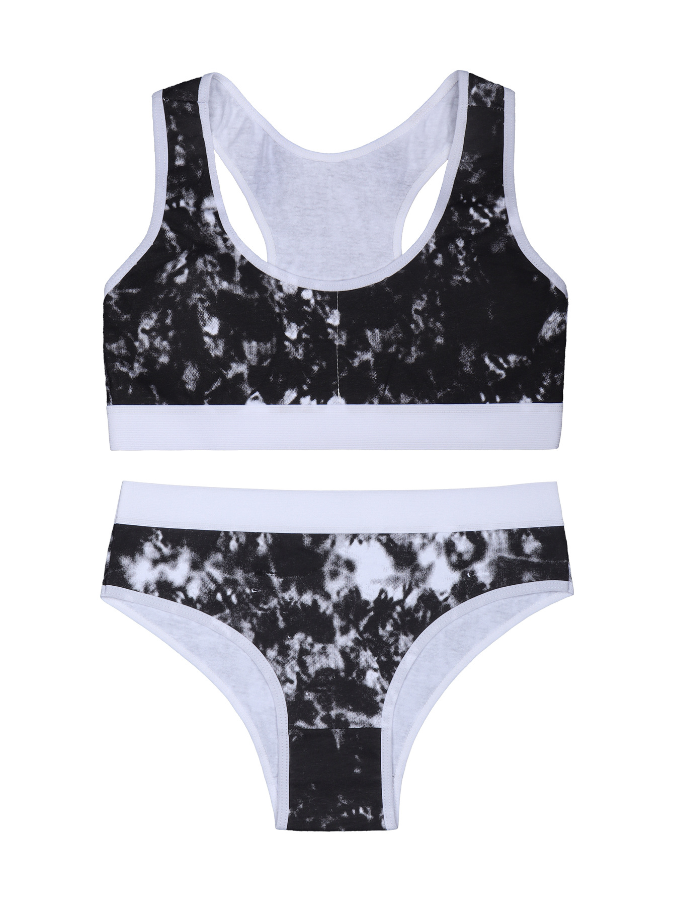 Chaleco para niña, ropa interior, deportes, a prueba de golpes, copa fija, sujetador trasero de belleza, chaleco integrado, algodón cómodo y agradable para la piel