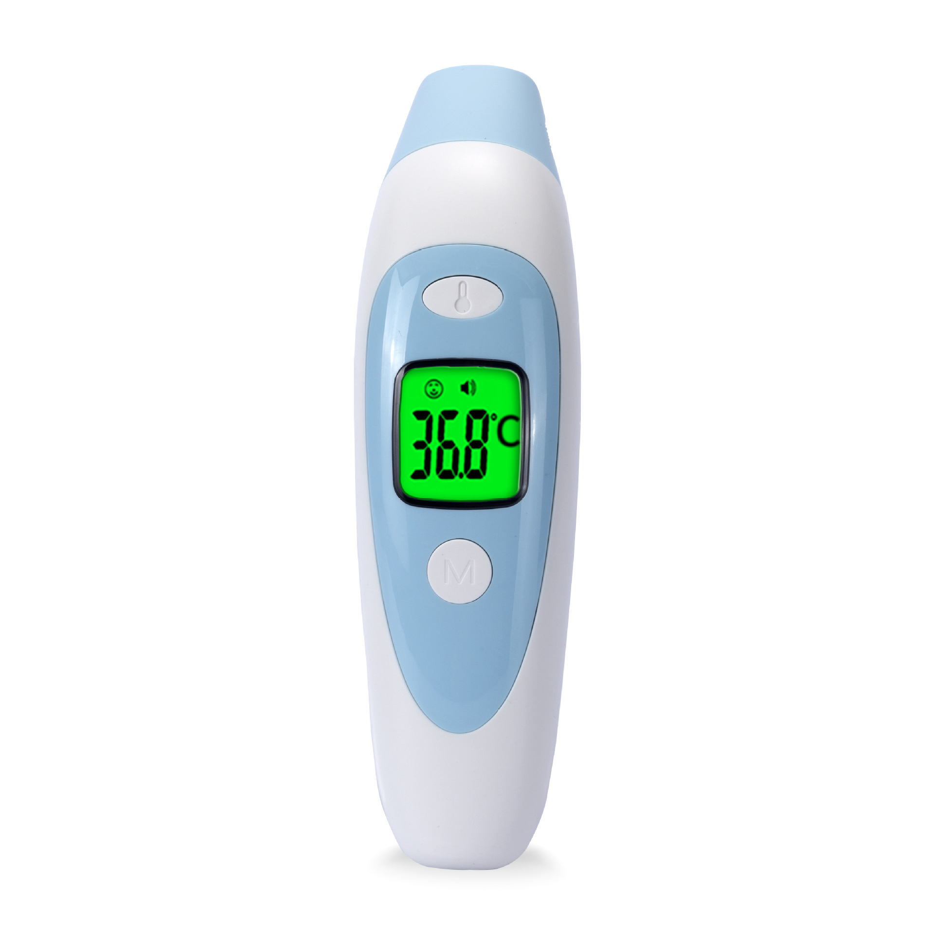 Cross-Border Neutral English Forehead Thermometer Medical Body Temperature Gun Ear Thermometer Infrared Thermometer Thermometer Forehead and Ear Dual-Use Ce