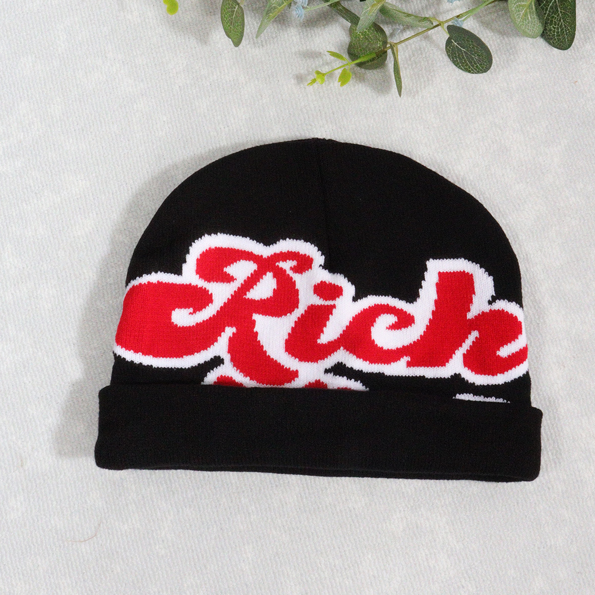 Unisex Strickmütze Alphabet Strickmütze warme Strickmütze_voghion.com