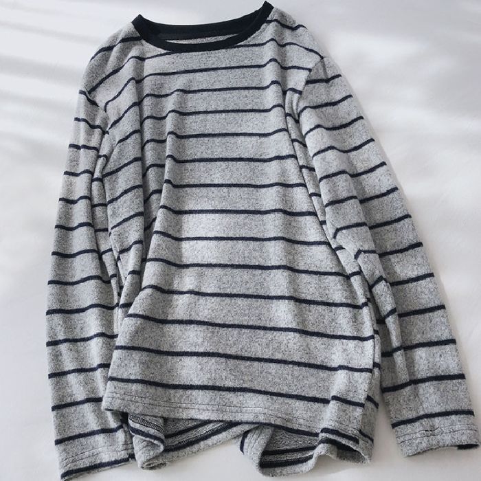 アウトレット ~ キャビネットカット2 ~ 300斤の毛筋長袖tシャツ女性秋冬肉隠し上着ins|undefined
