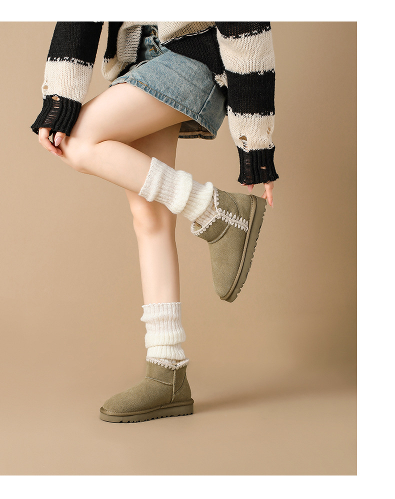 Bottes de neige d'hiver pour femmes, chaussures pour hommes, bottines d'automne et d'hiver, bottes chaudes à la mode pour femmes et hommes, baskets de sport en plein air, 2025_voghion.com