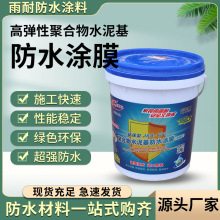 聚合物水泥基防水地下室厨房家装JSA防水涂料外墙屋面柔性防水材