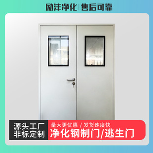 Steel purification door Hospital ward laboratory door door Dustless workshop single double open gas clean steel gate