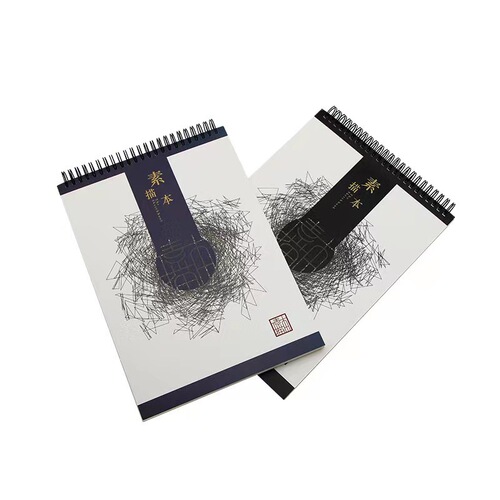 a4 loose-leaf Chinese style sketchbook art painting book hard surface removable student professional blank sketchbook wholesale