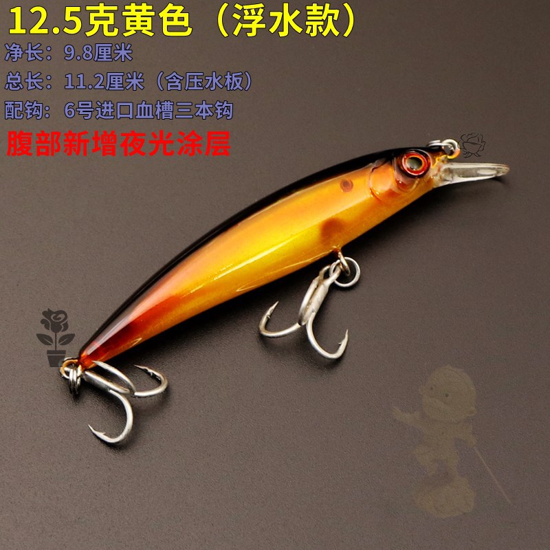 Sinking Minnow Fishing Lures  Hard Plastic Baits Fresh Water Bass Swimbait Tackle Gear