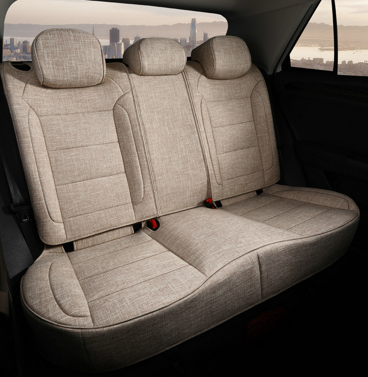 Suitable for Volkswagen Tanyue five-seat SUV linen special car seat cushion for all seasons all-inclusive simple interior seat cover