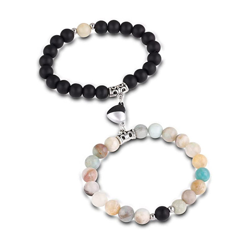 Europe and the United States hot selling lovers bracelet love magnetic buckle beaded bracelet magnetic distance lovers bracelet foreign trade wholesale Europe and the United States hot selling lovers bracelet love magnetic buckle beaded bracelet magnetic distance lovers bracelet foreign trade wholesale