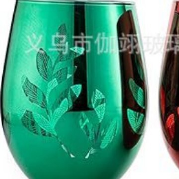 万圣节装饰玻璃威士忌杯圣诞树电镀红酒杯香槟杯蛋杯系列玻璃酒杯|undefined