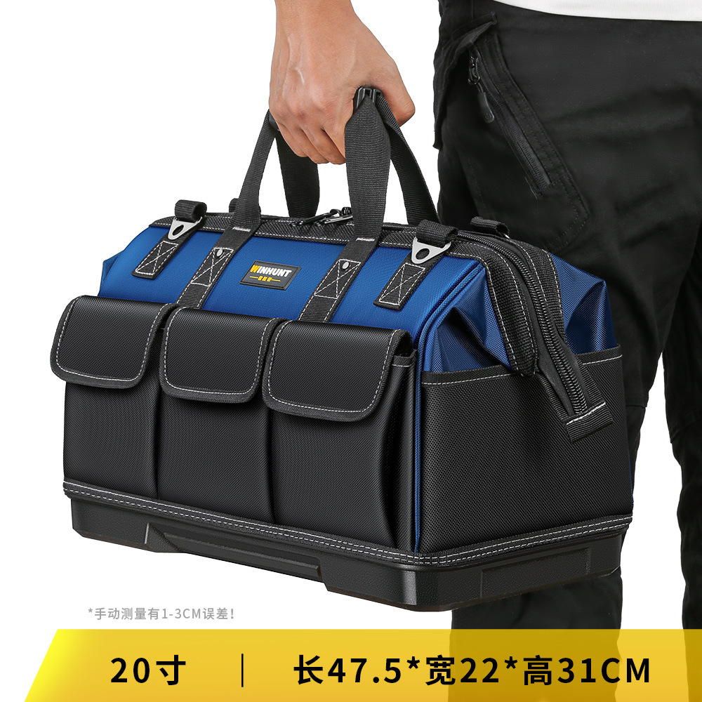 Kit de herramientas especial para electricistas de Changshengke, lona resistente al desgaste gruesa y multifuncional bolsa de herramientas de almacenamiento de hardware