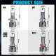 A80LED car dual-beam lens headlight H4H7H119005HB3 changed to 42W high-light cross-border