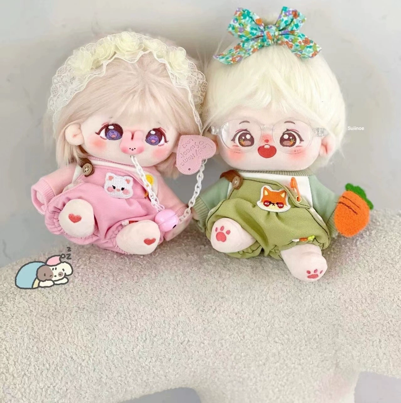 Хлопковая кукла, комбинезон, трендовые брюки, 20 см, детская одежда, 20 см