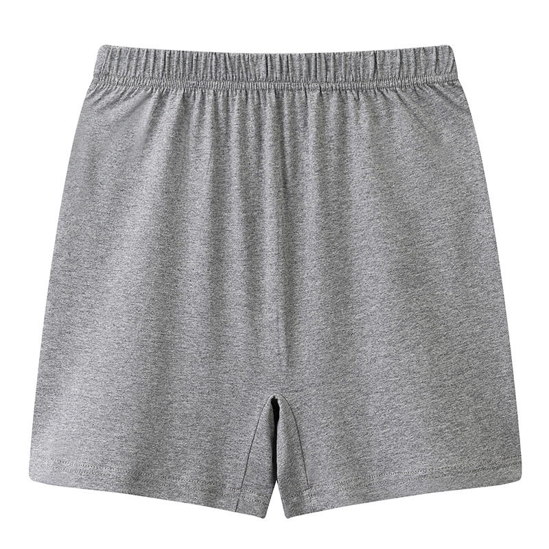 Pure Cotton Underwear Men's Boxer Shorts for Middle-aged and Elderly Four-Corner Large Shorts Plus Size Loose Shorts Dad's Trouser