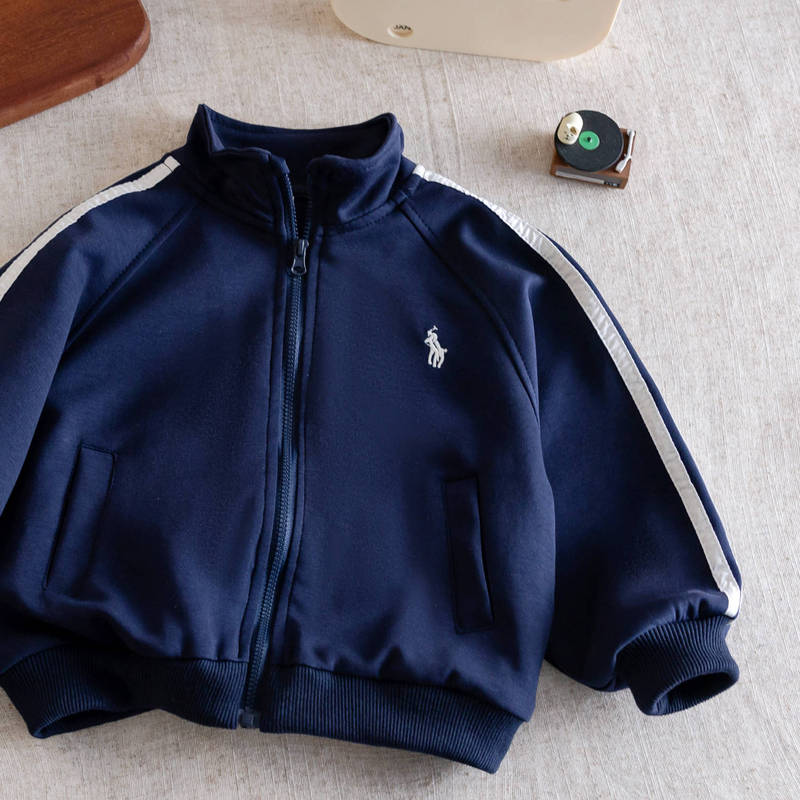 男童棒球服洋气秋季装宝宝潮牌夹克女韩版潮儿童纯色开衫外套纯棉|undefined