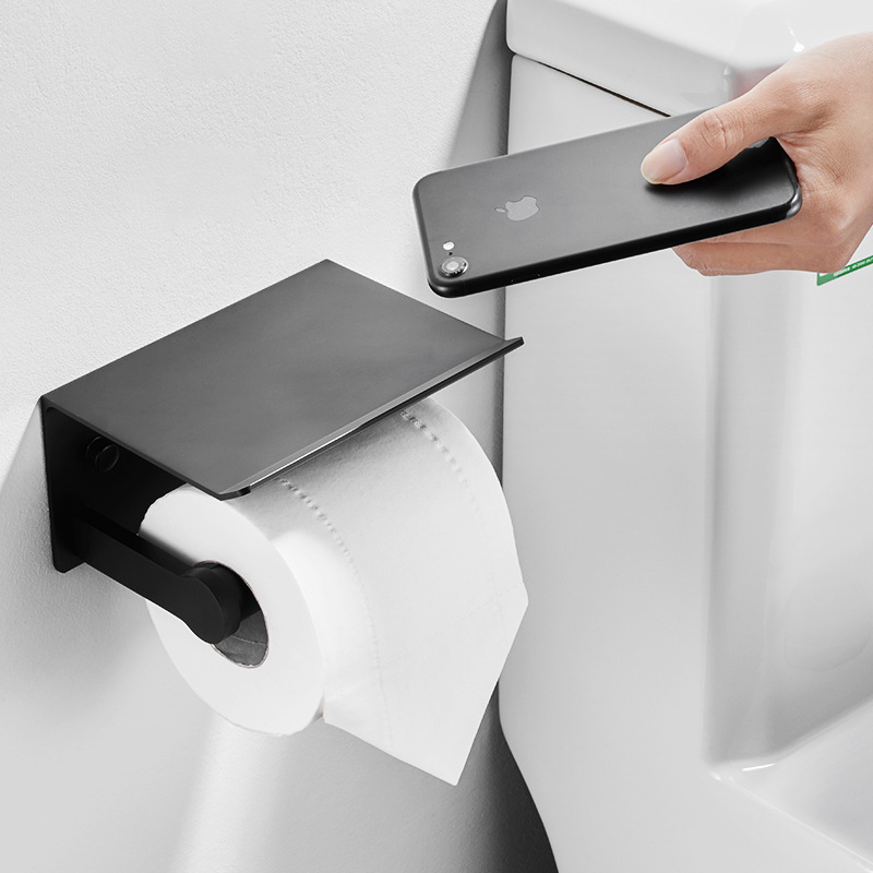 Nordic toilet tissue box punch-free wall...