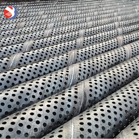 螺旋圆孔滤水管 地铁降水井管 打井用花管 水井用滤水管 钢花管