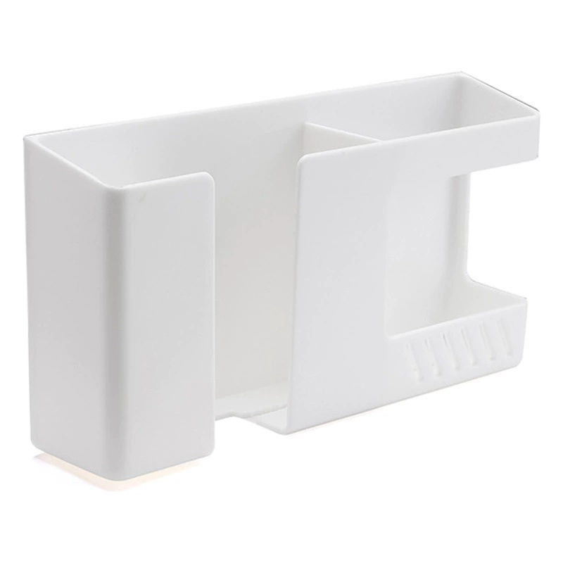 Двойной ящик для хранения с дистанционным управлением Кронштейн для зарядки мобильного телефона без сверления, клейкий настенный ящик для хранения без гвоздей