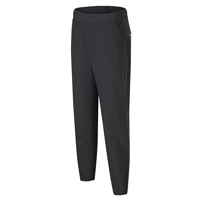 Men's Casual Winter Pants - Thickened Velvet Loose Fit Solid Color Trousers With Cuffs, Trendy All-Match Sports Pants For Students & Daily Wear_viptrois.com