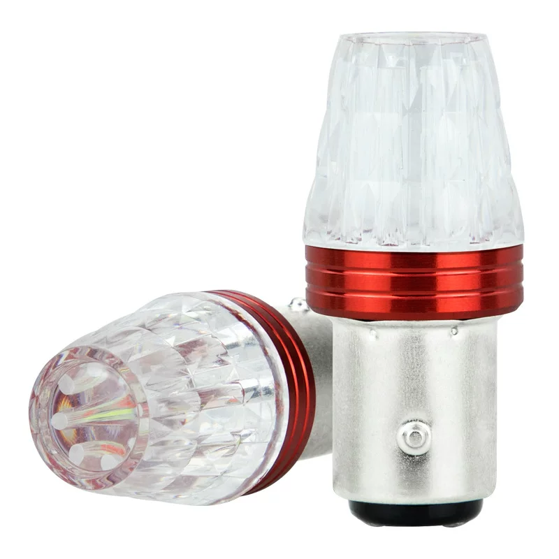 Auto motorcycle brake light burst 1157 RGB car LED 3030 high bright brake light 9smd