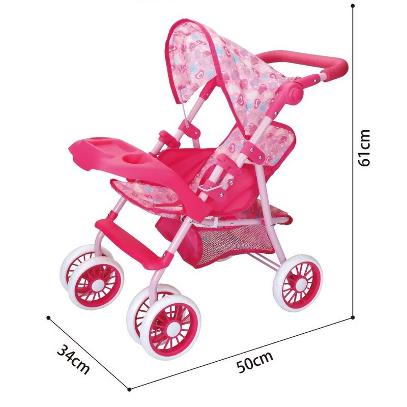 Wholesale cross-border simulated baby strollers, classic European and American hot-selling models, pretend play doll strollers for children Wholesale cross-border simulated baby strollers, classic European and American hot-selling models, pretend play doll strollers for children