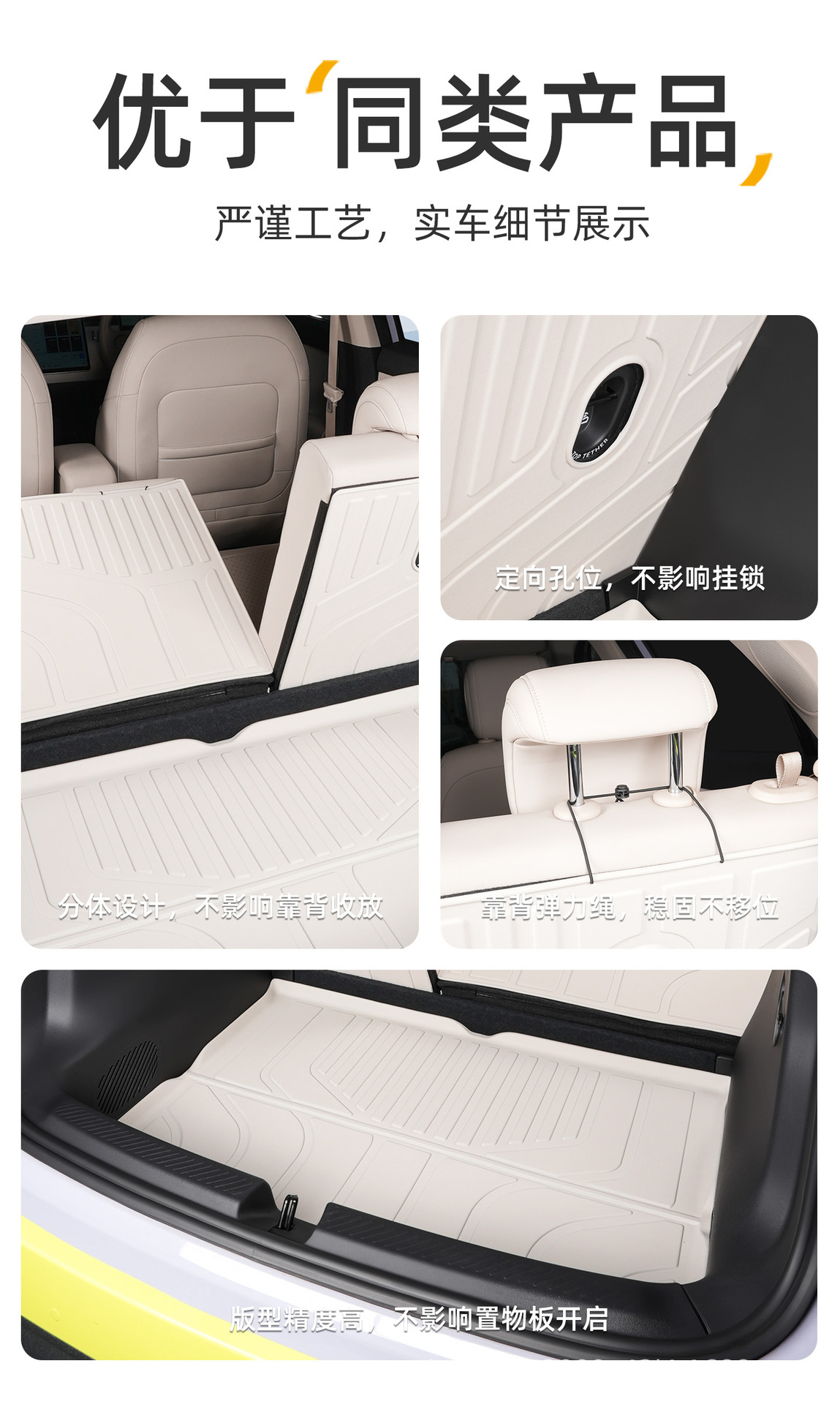 Suitable for Nio Firefly 25-26 models, special TPE trunk mat for Firefly