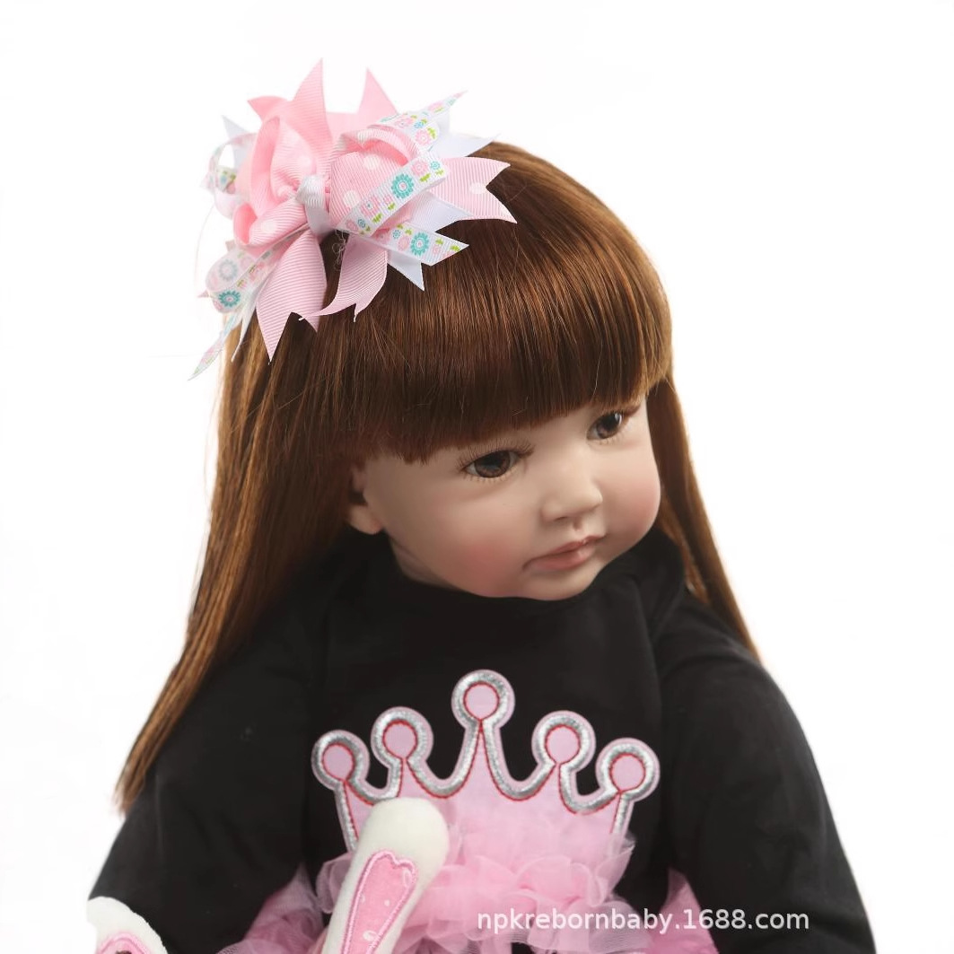 Nuevo europeo y americano de simulación de juguete muñeca regalo de vacaciones de los niños de crecimiento jugar casa juego de juguete