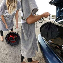 沙灘潛水服濕衣服換衣墊戶外運動可折疊保潔護具收納袋耐用防滲水
