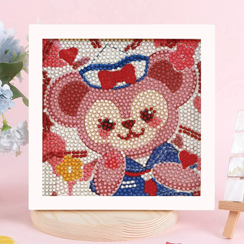Мультяшная умная игрушка, DIY, новая коллекция, детское handmade diy, украшенная бриллиантами